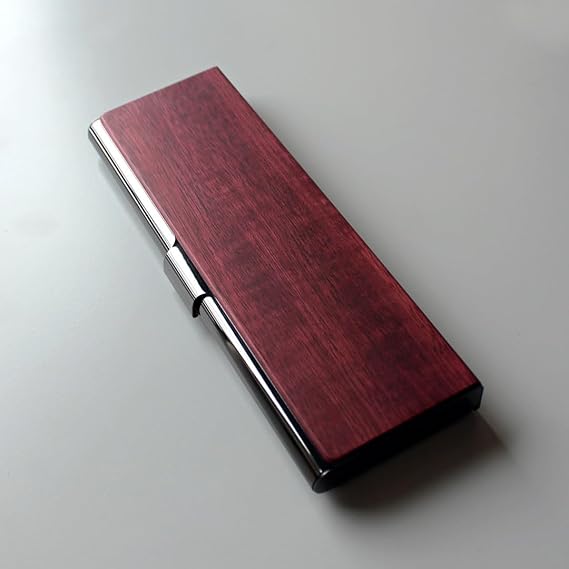 紫檀木ペン入れ Amazon | ペントレイ 木製 本紫檀 | 文具ケース・文具ホルダー